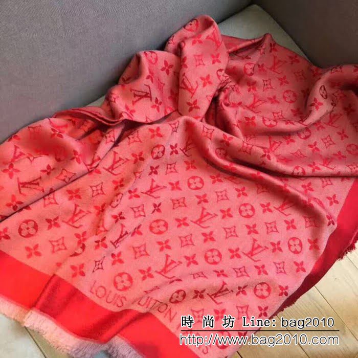 路易威登LV最經典款Louis Vuitton 暗紋提花圍巾 LLWJ6110